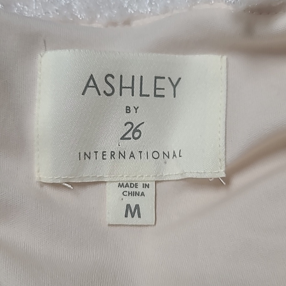 Ashley By 26 Women's Cream Faux Fur Jacket - Picture 7 of 8